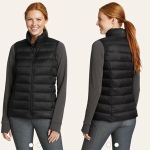 Eddie Bauer Black Down Vest